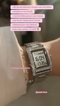 La montre prière Firdaws - Argent