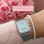 La montre prière Firdaws - Argent