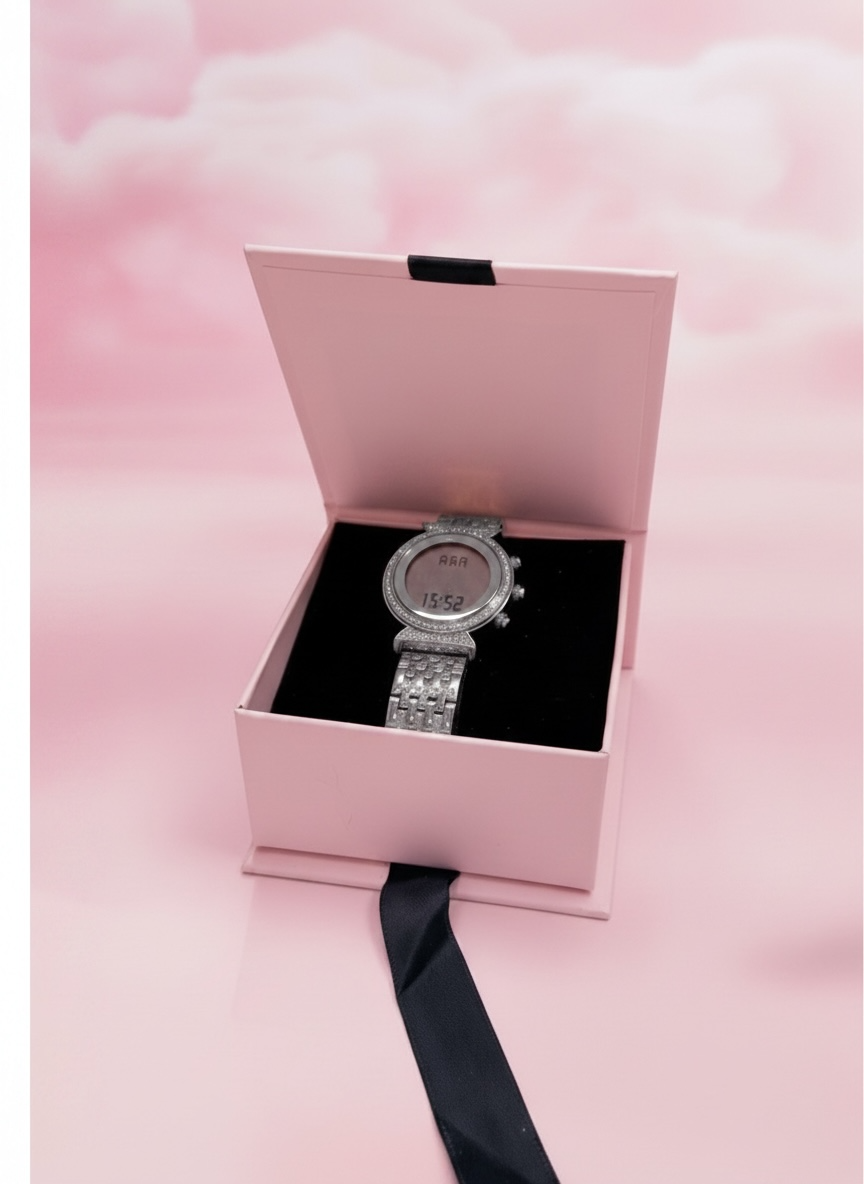 La montre prière Rawdha - Argent