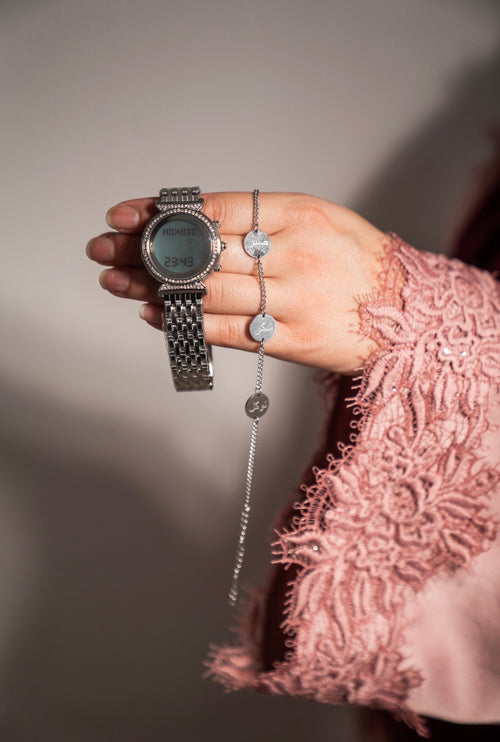 Coffret montre prière & bracelet Bonheur 🌙