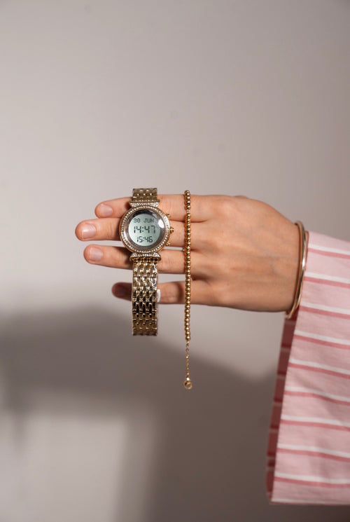 Coffret montre prière & bracelet Tasbih 📿