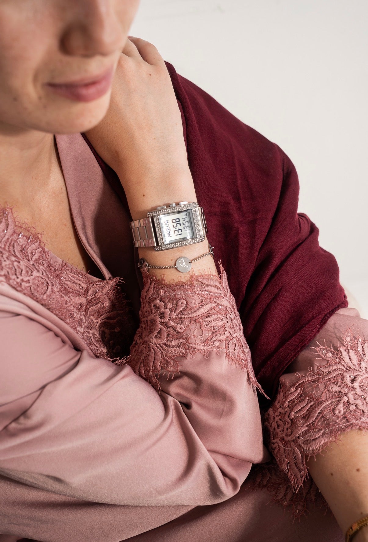 La montre prière Firdaws - Argent