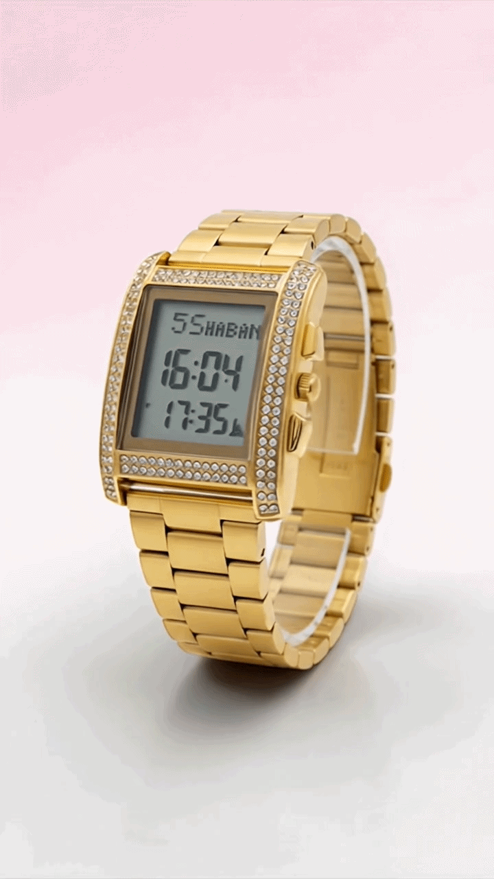 La montre prière Firdaws - Or