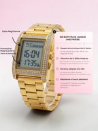 La montre prière Firdaws - Or